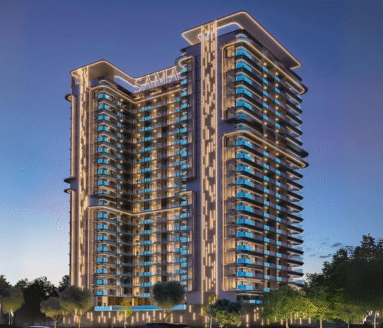 Samana Sky Views residential tower with glass façade