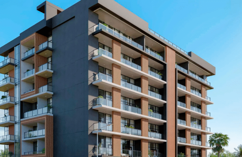 Lilian Residences building exterior with modern architecture and floor-to-ceiling windows