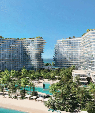 PASSO by Beyond residences exterior view on Palm Jumeirah