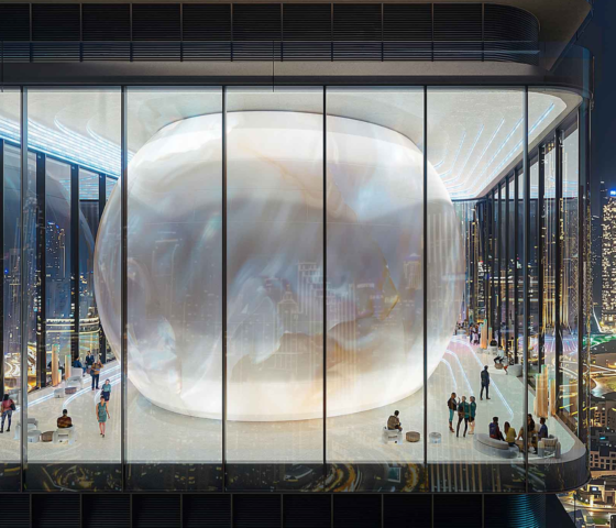 Luxury lifestyle and wellness concept interior at Inaura Hotels & Residences Downtown Dubai.