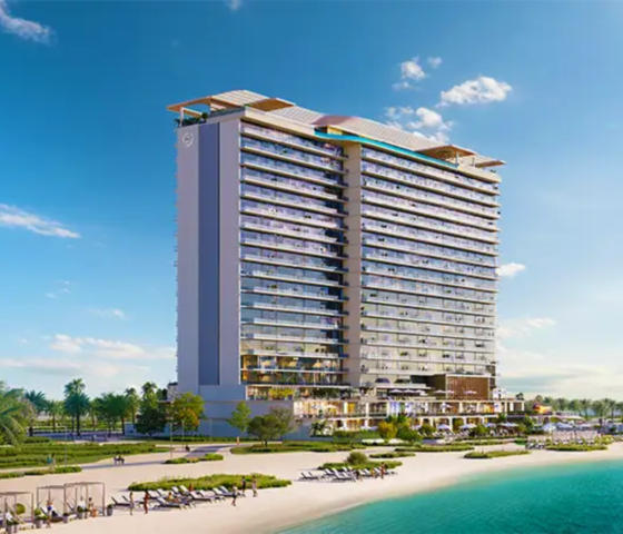 Sheraton Residences waterfront apartments with modern architecture.