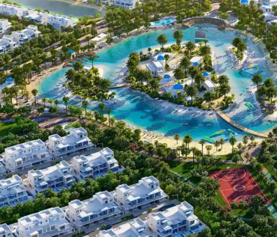Master-planned Sobha Sanctuary community in Dubailand with landscaped open areas.