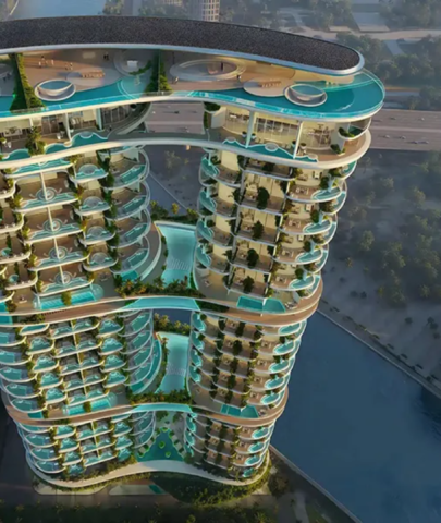 Amali Residences at Dubai Water Canal residential exterior