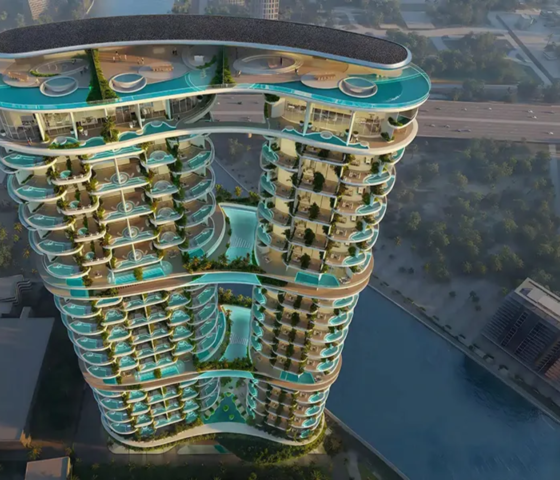 Amali Residences at Dubai Water Canal residential exterior