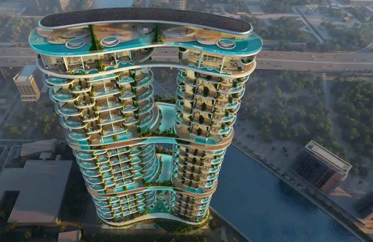 Amali Residences at Dubai Water Canal residential exterior