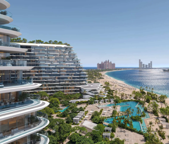 Luxury beachfront residences with sea views at Palm Jumeirah
