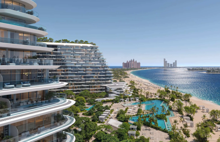 Luxury beachfront residences with sea views at Palm Jumeirah