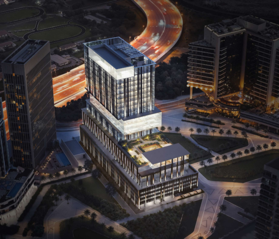 Modern commercial building in Business Bay, Dubai