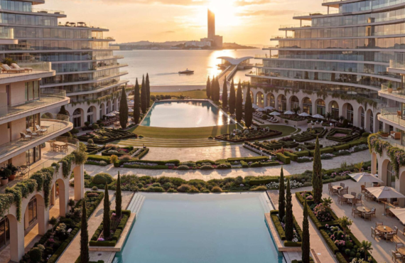 Luxury living room interior at Le Château by BEYOND