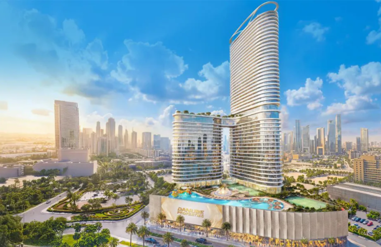 Serenz by Danube residential tower in JVC Dubai