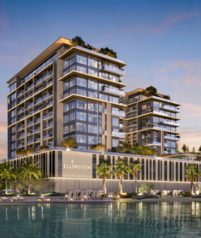 Modern waterfront residences at Everly Place by Ellington Properties
