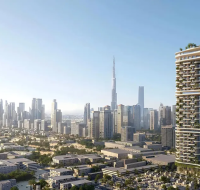 Dubai Water Canal promenade and surrounding views