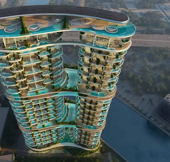 Amali Residences at Dubai Water Canal residential exterior