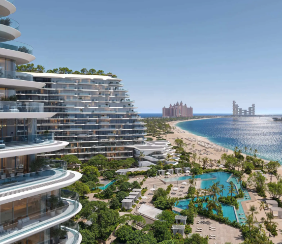 Luxury beachfront residences with sea views at Palm Jumeirah