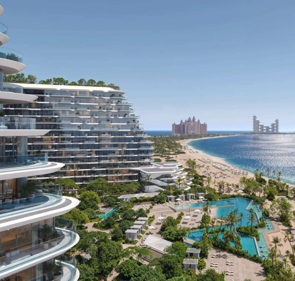Luxury beachfront residences with sea views at Palm Jumeirah