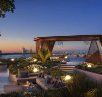 Elegant waterfront lifestyle with resort-style surroundings