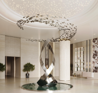 Dubai apartments with designer lobby spaces