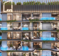 Balcony with full sea and skyline view