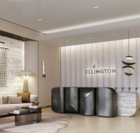 Elegant lobby interior at Eltiera Views by Ellington Properties with modern reception design.