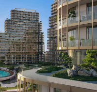 HADO by Beyond – Luxury residential architecture with landscaped terraces and pool.