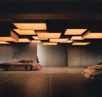 Flexible office interior layout for corporate use