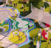 Family-friendly homes in the suburban Hayat community