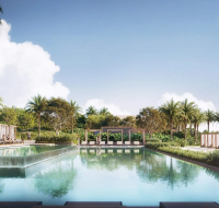 Sea-facing terrace view at Janu Residences Al Marjan Island