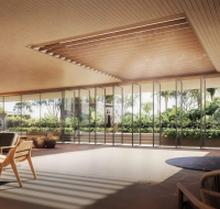 Private villa exterior overlooking Arabian Gulf waterfront