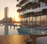 Sea view balcony at Le Château Evermore residences