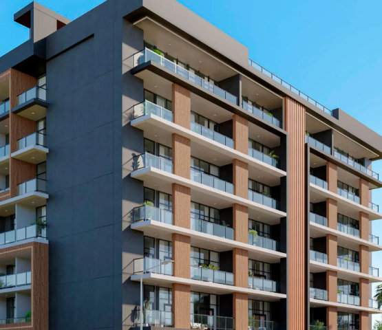 Lilian Residences building exterior with modern architecture and floor-to-ceiling windows