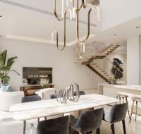 Porcelain kitchen countertops and designer cabinets