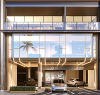 Ample parking and easy-to-navigate exit for residents and visitors.