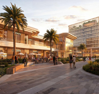 Low-rise residential buildings within a planned community