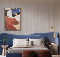 Modern bathroom with glass shower and sleek fittings