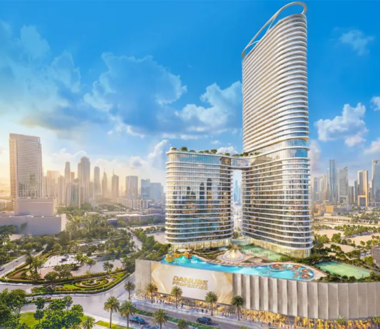 Serenz by Danube residential tower in JVC Dubai