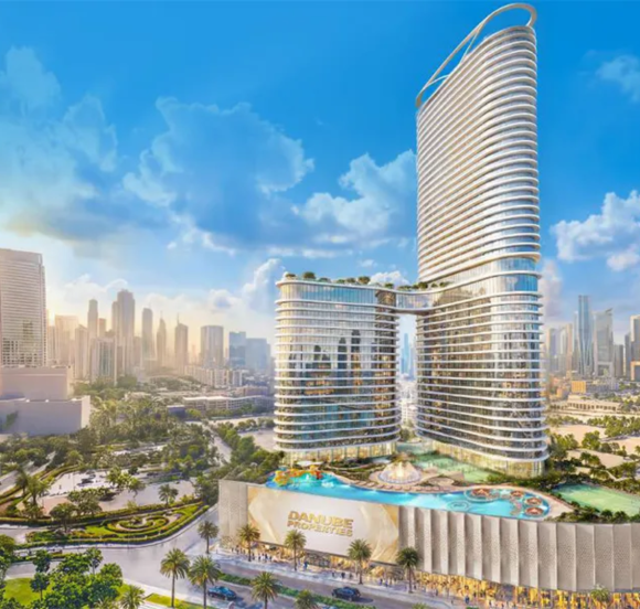 Serenz by Danube residential tower in JVC Dubai