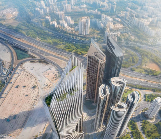 Exterior view of Tiger Sky Tower by Tiger Properties